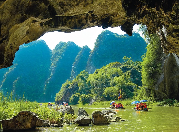 Khám phá vẻ đẹp thiên nhiên Ninh Bình. Ảnh: Nguyễn Thị Ngọc Thanh